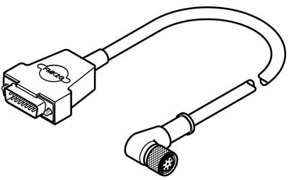 FESTO費斯托編碼器電纜適合伺服馬達